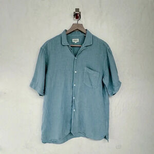 Hartford Light Blue Casual Button Down Shirt